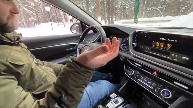 Привезли Sonata DN8 из Кореи в жирнющей комплектации под заказ.