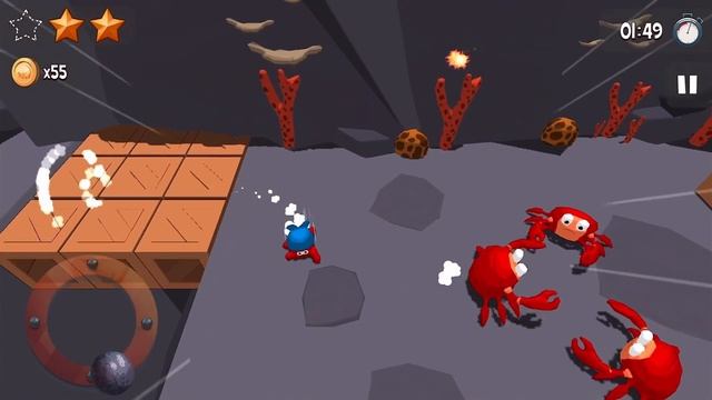 Kraken Land - Gameplay Walkthrough Part 1 - Levels 1-4 (iOS, Android) смотреть онлайн