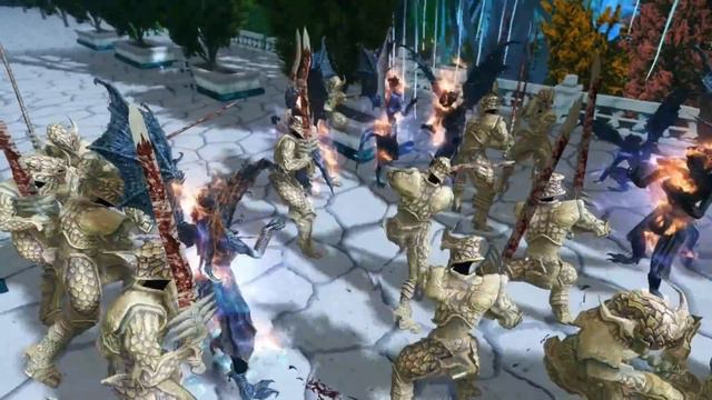 Skyrim Battles - 20 Winged Twilights -Vs- 20 Aurorans [Legendary Settings]! :) смотреть онлайн