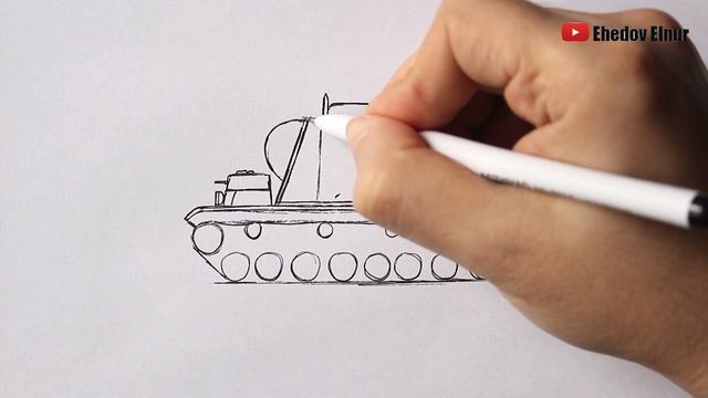 Как нарисовать Танк ручкой КВ-5 смотреть онлайн