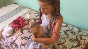 VLOG С реборном Лолой на море