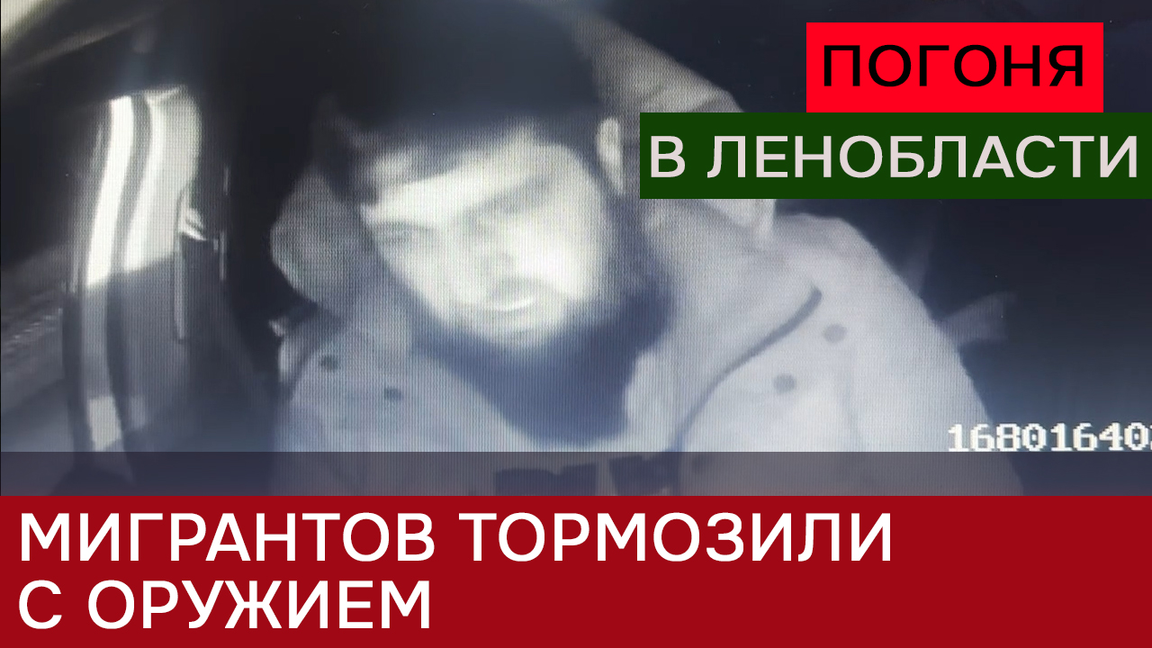 Полицейские тормозили мигрантов с оружием смотреть онлайн