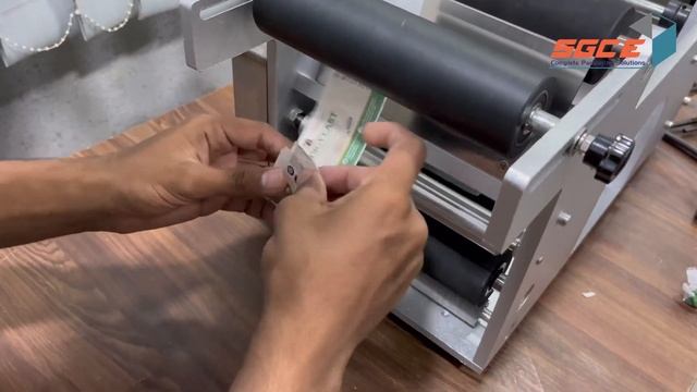MT-50 Semi-automatic Round Bottle Labeling Machine - Installation