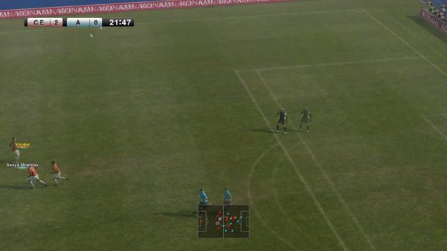 "Спасибо,Ева" vs "Аншлаг"! (PES 2011) смотреть онлайн