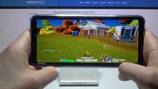 Fortnite on Motorola Moto G10 - Game Test смотреть онлайн