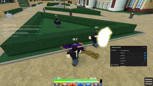 World of Stands Demo Roblox Script - Auto NPC Farm, Item Farm, Auto Quest - DIRECT PASTEBIN LINK смотреть онлайн