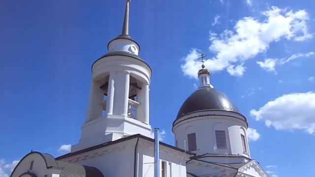 Сухой Донец .С . Восстановленный храм Богоявления Господня год создания 1832. смотреть онлайн