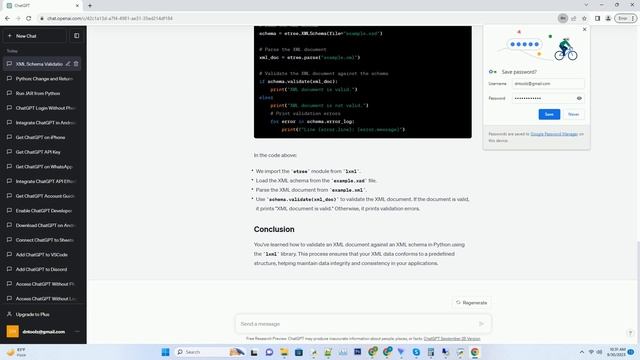 Validating with an XML schema in Python смотреть онлайн