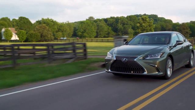 2019 Lexus ES in Sunlight Green смотреть онлайн