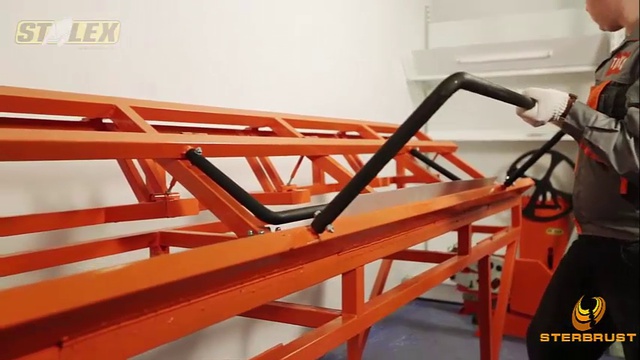 Ручной листогибочный станок Stalex LS 2500 смотреть онлайн