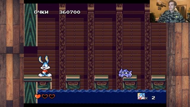 КОРАБЛЬ ПРОТИВ КРОЛИКА / Tiny Toon Adventures SEGA / Тини Тун На Сеге - От Кирика#5 - Прохождение смотреть онлайн