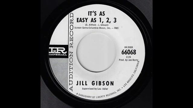 1964 - It's as Easy as 1, 2, 3 - Jill Gibson смотреть онлайн