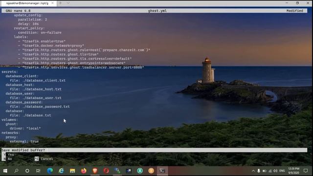 Deploy Ghost Blog / Ghost CMS in docker swarm behind Traefik 2.0 | TUNEIT смотреть онлайн