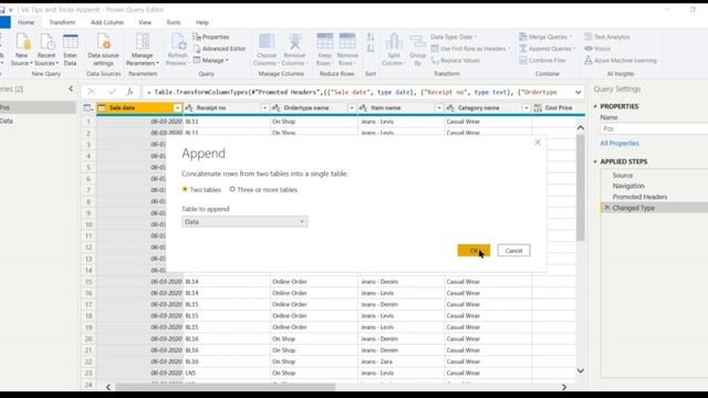 How to Append / Combine two datasets in Power BI in Tamil (19/50) смотреть онлайн