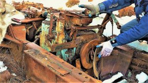 "БУЛЬДОЗЕР" | ТДТ-55 | ЕДЕМ НА СТАРУЮ ЗОНУ! Место с КОННОЙ ТЯГОЙ! И ТОННАМИ МЕТАЛЛА В ТАЙГЕ...