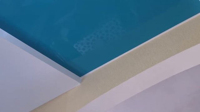 Двухуровневый натяжной потолок с бирюзовым глянцем смотреть онлайн