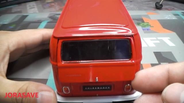 Welly 1:24 1972 Volkswagen Bus T2 DIE CAST смотреть онлайн
