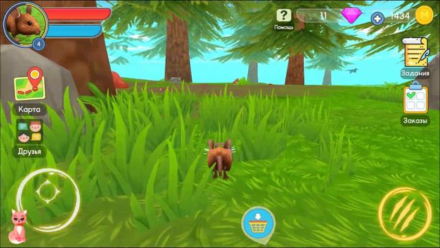 Отбираем у ЗАЙЦА МОРКОВКУ в игре Симулятор мыши дикая жизнь смотреть онлайн