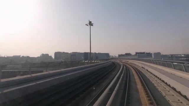 Dubai Metro City Tour | Red Line | Emirates to City Center Deira смотреть онлайн
