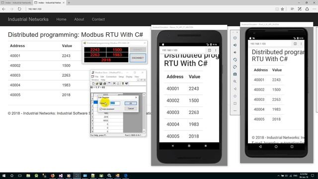 ? Distributed Programming: Modbus RTU With C#(ASP.Net MVC Real-Time) смотреть онлайн