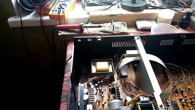 Ремонт деки Denon DR-800..ремонт ЛПМ. Чистка регуляторов смотреть онлайн