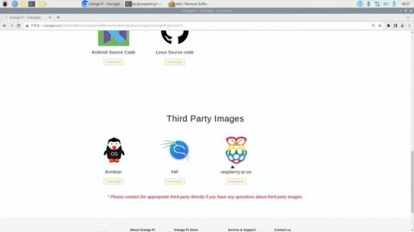 Raspberry Pi OS Bullseye running on Orange Pi Zero 3