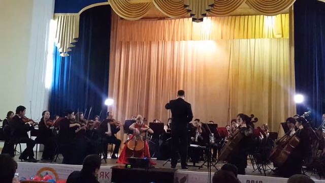 Shostakovich Concerto for Cello and Orchestra No. 1 in Es-dur. Cello Sargylana Stepanova смотреть онлайн