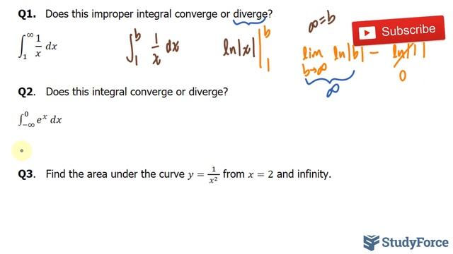 ? How to tell when an integral converges or diverges смотреть онлайн