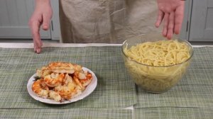 Паста с КРЕВЕТКАМИ в сливочном соусе. Или спагетти с лангустинами.