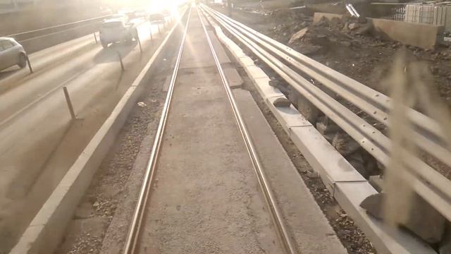 Трамвайная линия на Макаровском мосту на время ремонта смотреть онлайн