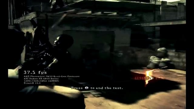 Benchmark Resident Evil 5 PC - Ati Radeon HD 4890 - AMD Phenom X4 9650 - Máximas Configs. смотреть онлайн