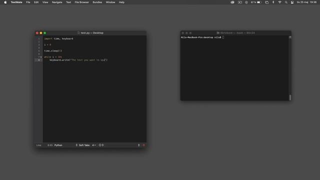 Spam Bot in 30 Seconds using Python смотреть онлайн