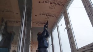 Теплое остекление Rehau/Отделка лоджии-балкона пластиковыми панелями/Шкаф на балкон/Утепление