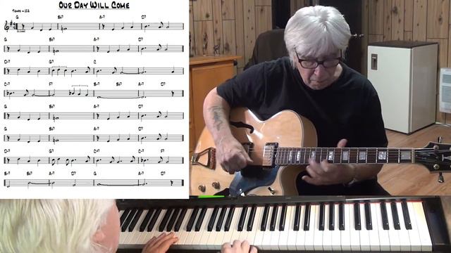 Our Day Will Come - Jazz guitar & piano cover ( Bob Hilliard & Mort Garson ) смотреть онлайн