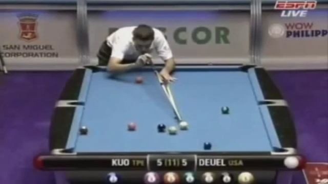 The Best moments Pool Corey Deuel vs. Kuo Po-Cheng. World Pool Championship 2007 смотреть онлайн