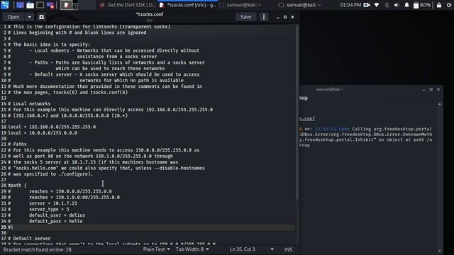 Configure Socks proxy for apt manager in kali linux смотреть онлайн
