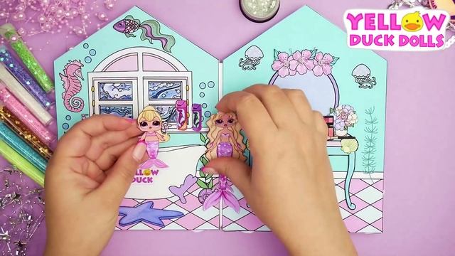 Paper Dolls makeover HARLEY QUINN vs ZOMBIE Paper Crafts | Stop Motion смотреть онлайн