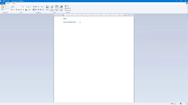 WordPad - Tutorial 31 - Typing URL to make it Link смотреть онлайн