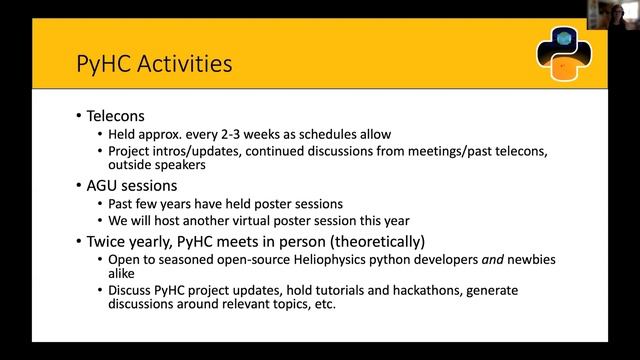 Coordinating Python Development with PyHC | 2021 Plasma Hack Week смотреть онлайн