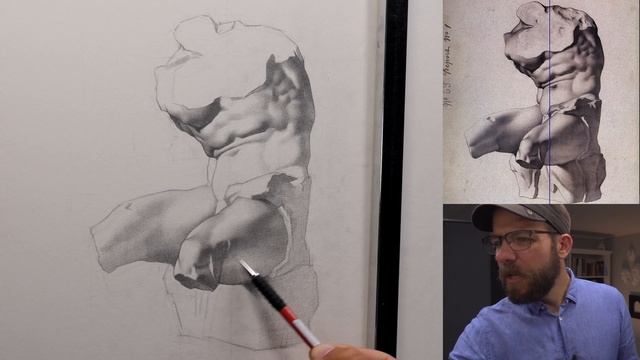 How to draw an Advanced Bargue: Lesson 3 смотреть онлайн