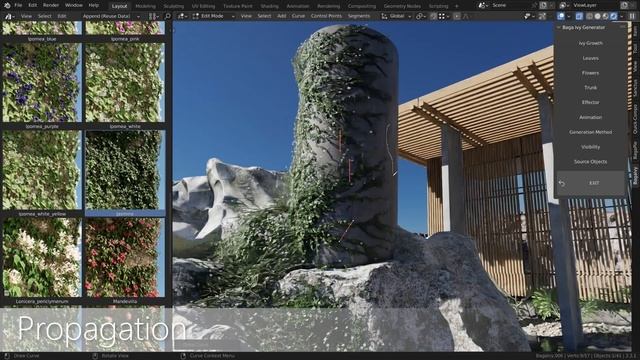 Blender Addons For Vegetation, Grass And Trees.