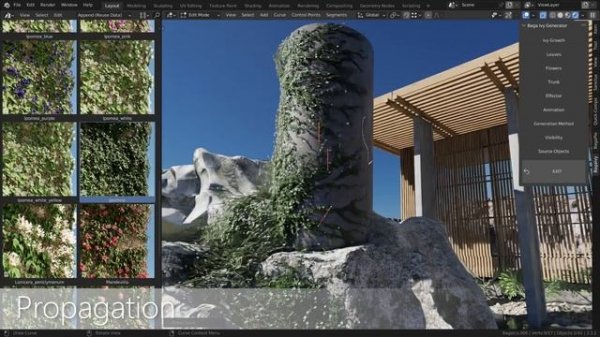 Blender Addons For Vegetation, Grass and Trees.