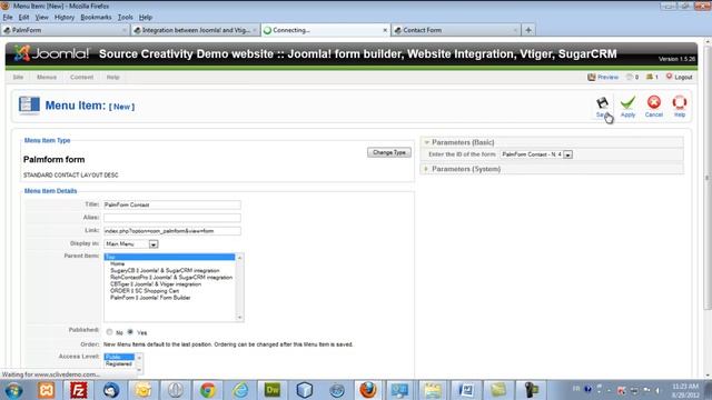 Joomla! Form Builder PalmForm смотреть онлайн