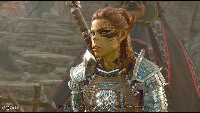 Baldur's Gate 3 - Lae'zel wondering about Mystra смотреть онлайн