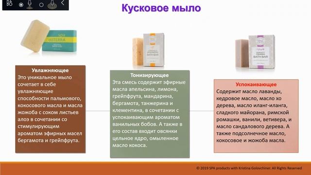 Продукция DoTERRA SPA