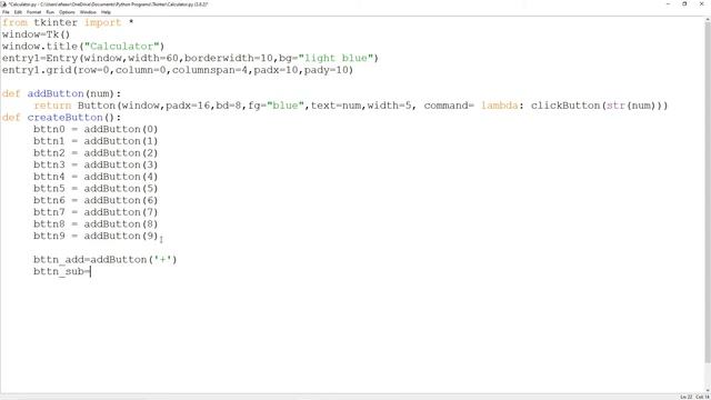 Python Programming: Create a simple python calculator using python Tkinter GUI смотреть онлайн
