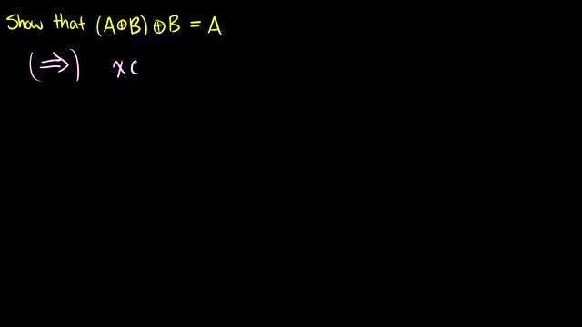[Discrete Mathematics] Symmetric Difference Example смотреть онлайн