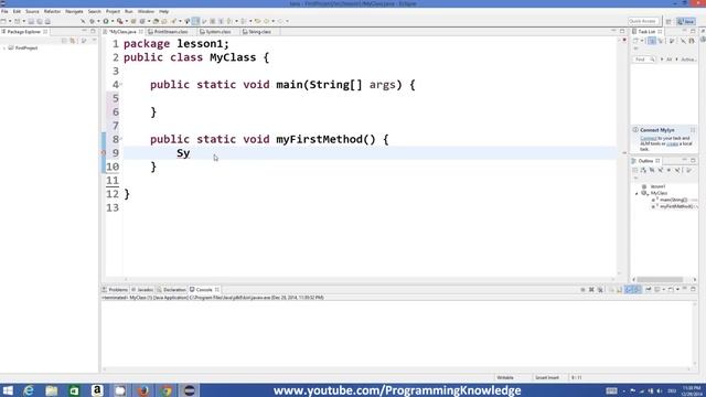 Java Tutorial For Beginners 16 - Introduction to Methods смотреть онлайн
