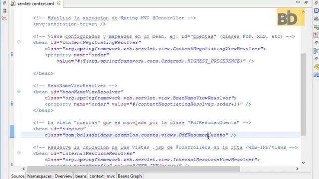 Curso Spring: Módulo 5 - Tecnologías de Vistas PDF y XLS смотреть онлайн