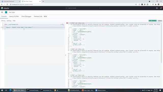 Elasticsearch - SQL - 1 смотреть онлайн